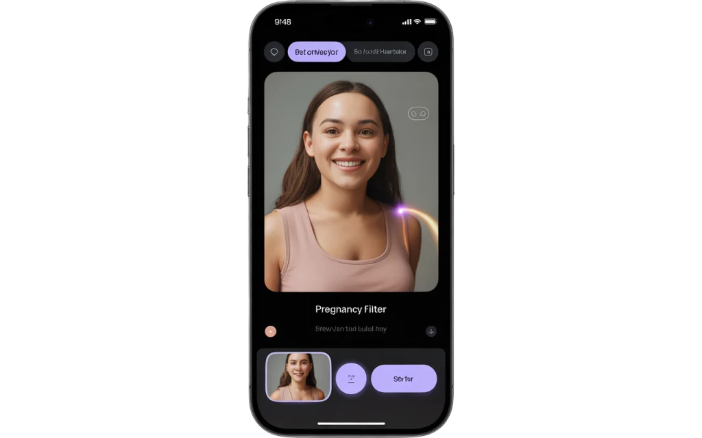 pregnancy filter ai remini